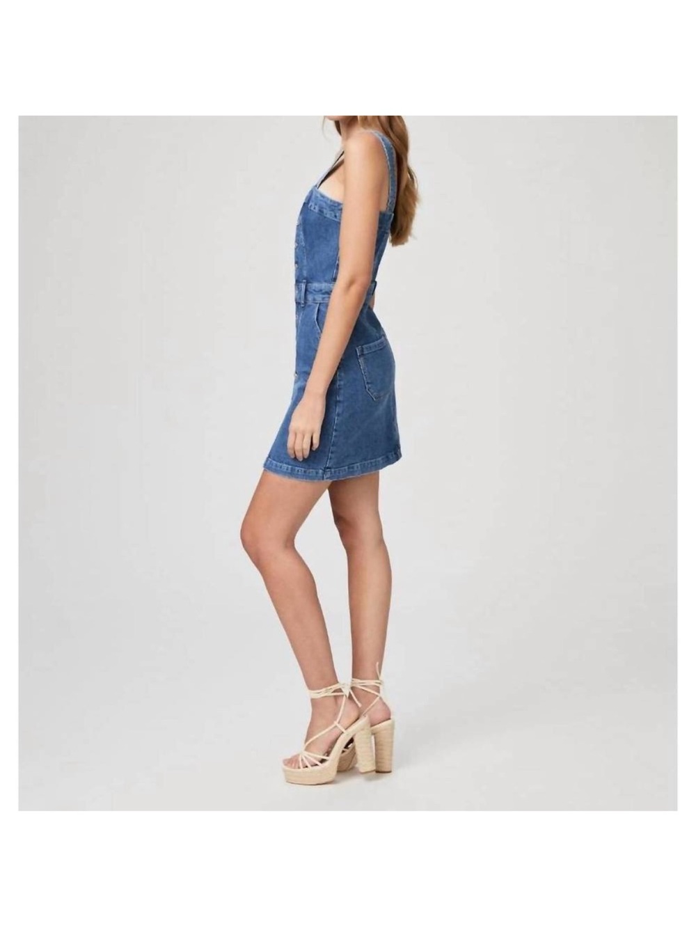 NWT PAIGE maddy denim dress in delia - Picture 2 of 4